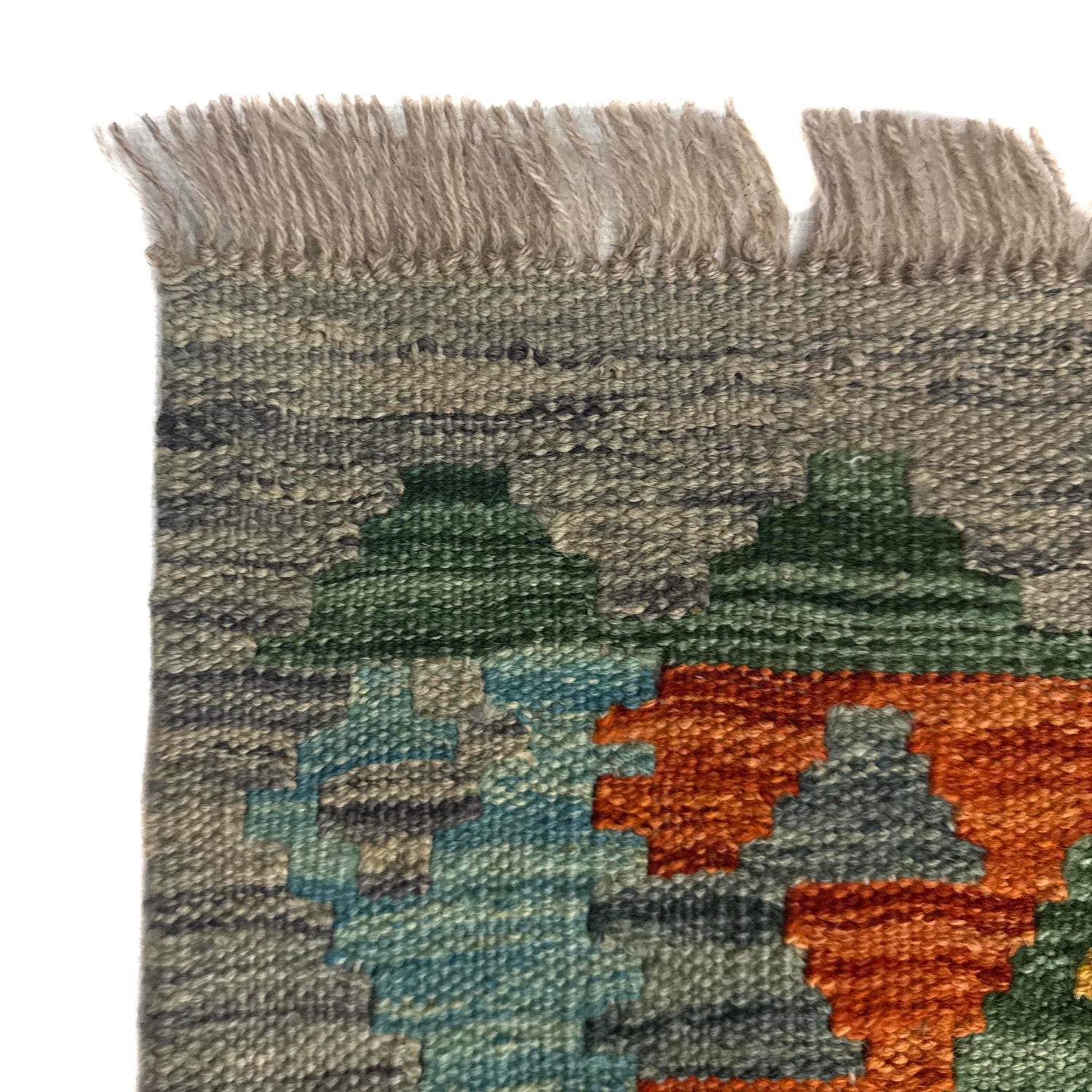 Hand Woven Wool Kelim 5' 7" x 8' 0" ft / 170 x 244 cm - No. Y39191