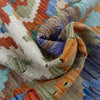 Handmade Turkish Design Wool Kilim 6' 1" x 8' 0" ft / 185 x 244 cm - No. Y39192