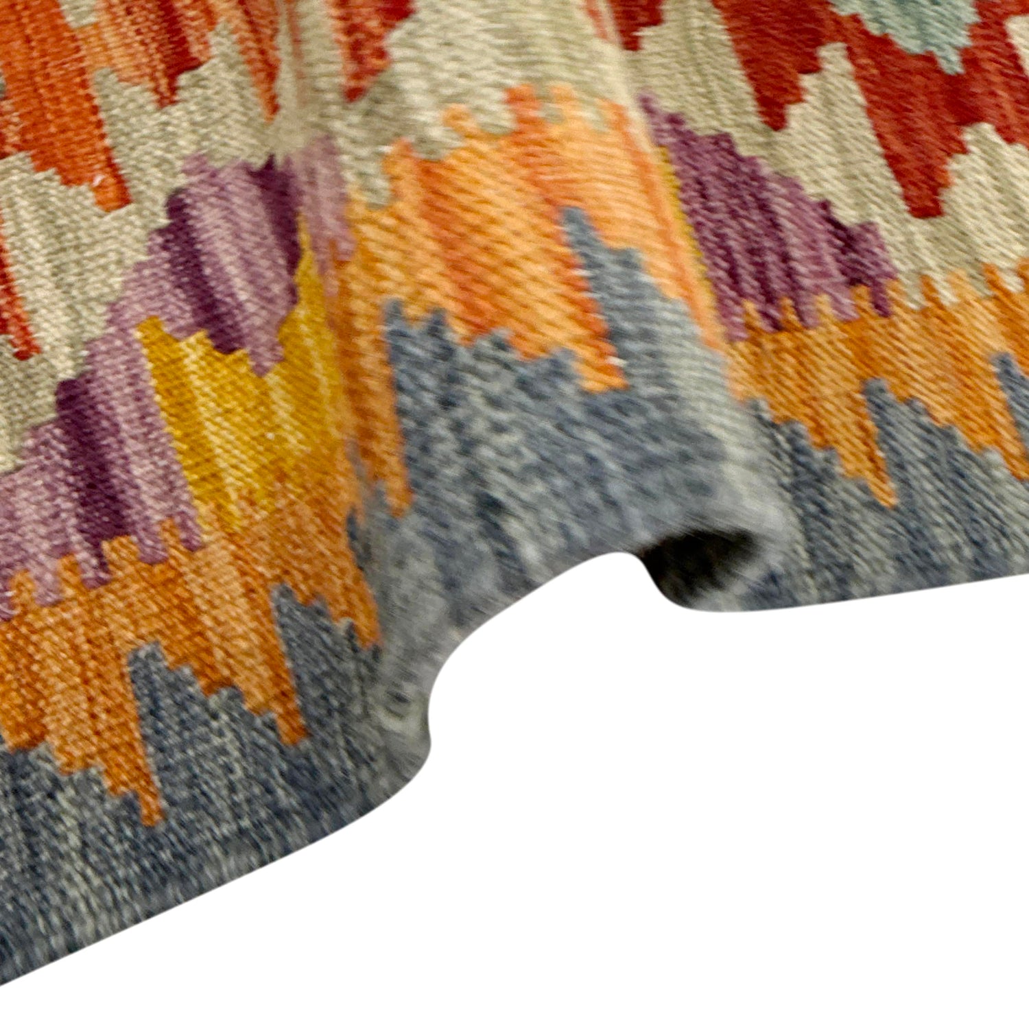 Handmade Vegetable Kelim 2' 8" x 4' 4" ft / 81 x 131 cm - No. Y39199