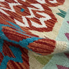 Hand Woven Wool Kelim 2' 7" x 4' 0" ft / 79 x 121 cm - No. Y39201