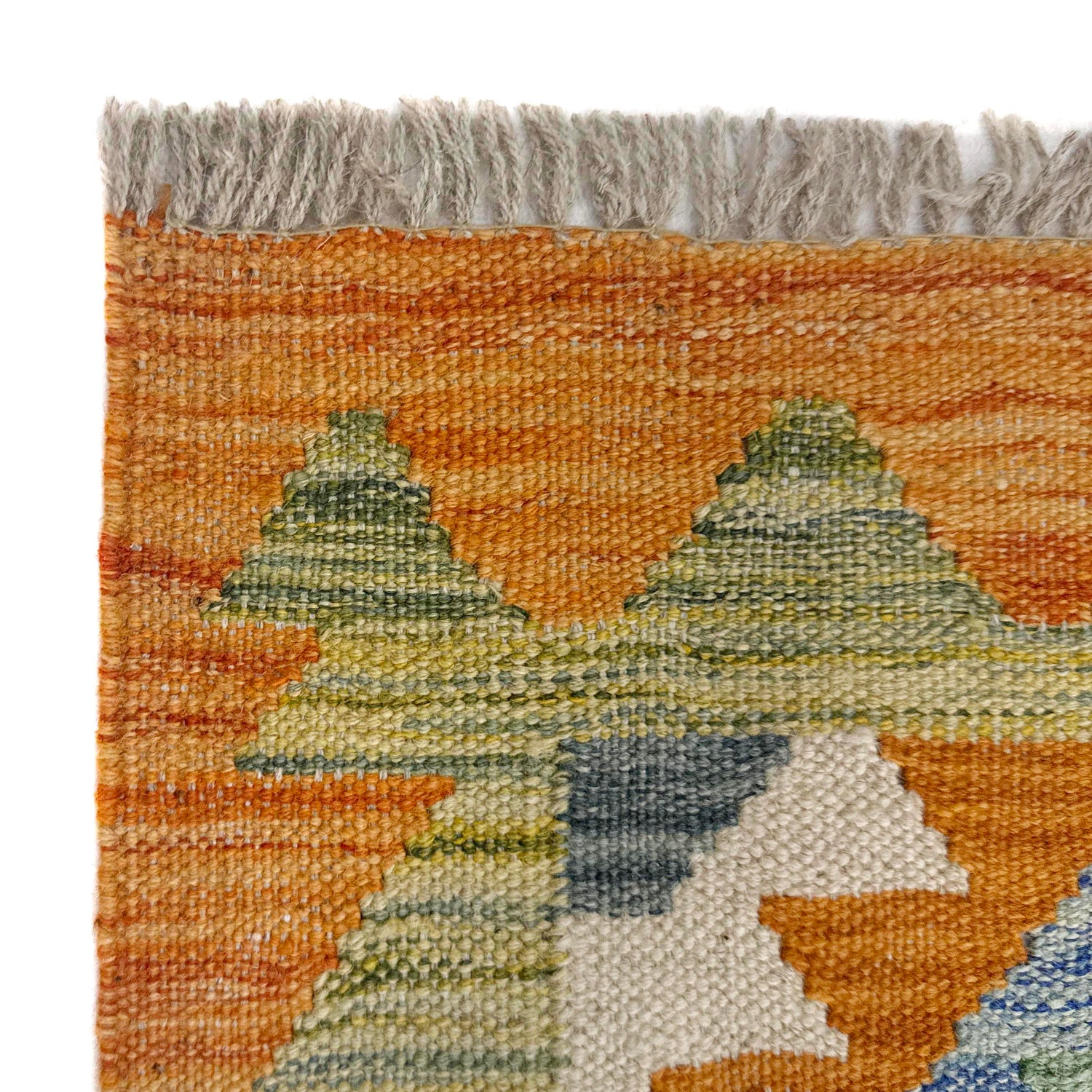 Handmade Turkish Design Wool Kilim 2' 6" x 4' 1" ft / 77 x 125 cm - No. Y39202