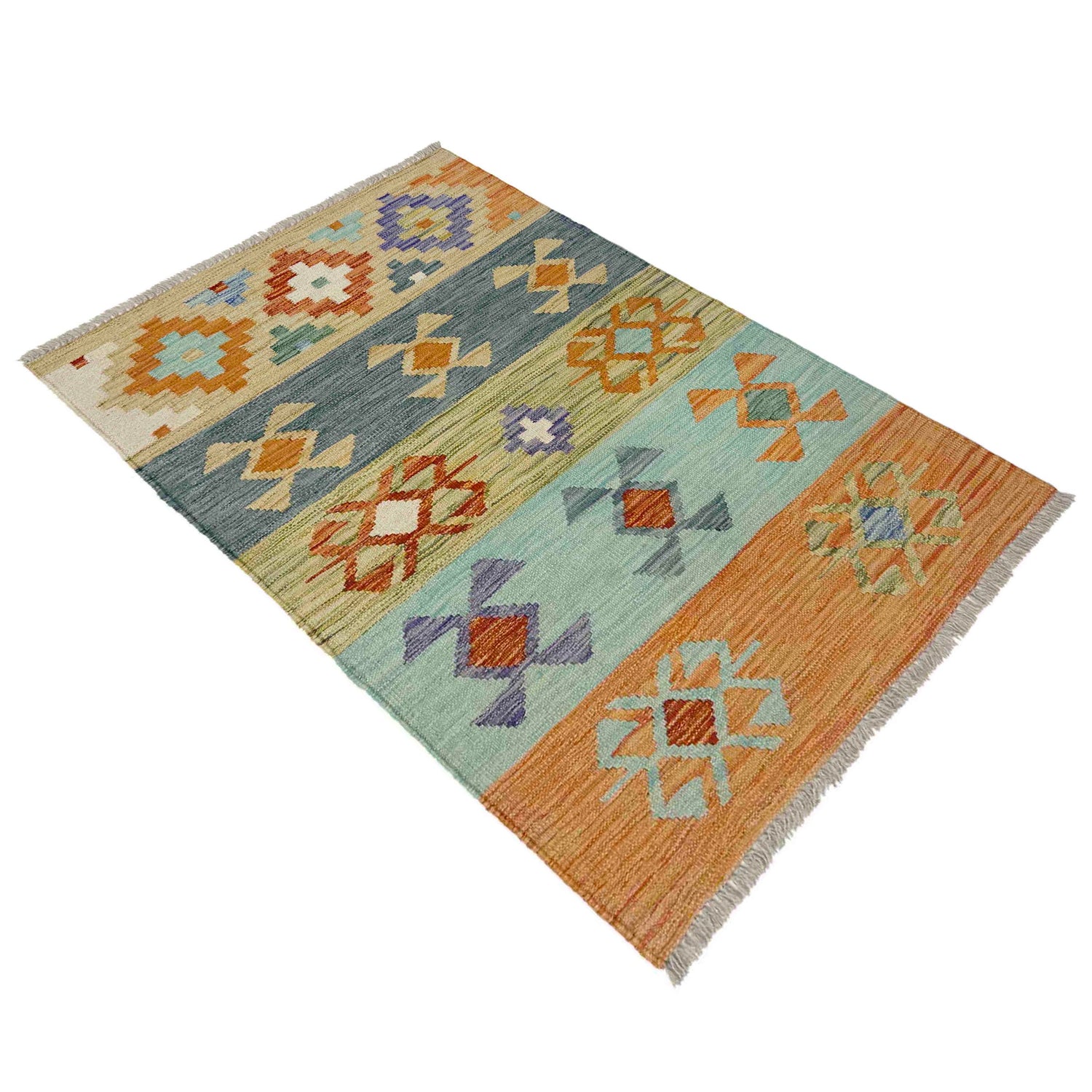 Small Size Chobi Kilim 2' 7" x 3' 11" ft / 78 x 120 cm - No. Y39203