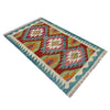 Hand Knotted Flatweave Kilim 2' 4" x 4' 1" ft / 71 x 125 cm - No. Y39204