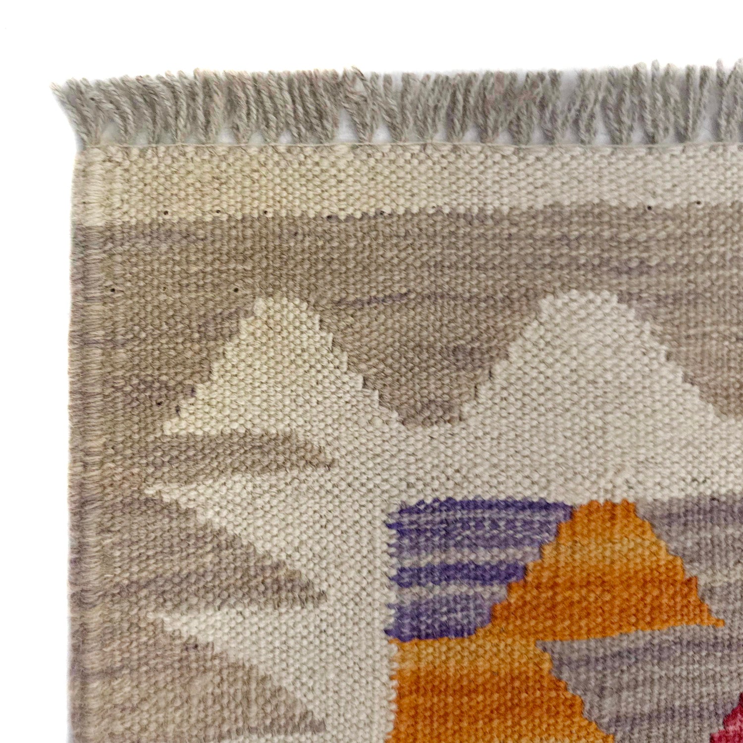 Handmade Afghan Vegetable Kilim 2' 9" x 4' 0" ft / 85 x 123 cm - No. Y39205