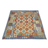 Handmade Afghan Vegetable Kilim 6' 3" x 7' 3" ft / 191 x 222 cm - No. Y39207