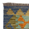Handmade Afghan Vegetable Kilim 6' 3" x 7' 3" ft / 191 x 222 cm - No. Y39207