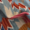 Multi Color ful Flat-Weave Wool Kilim 5' 0" x 6' 9" ft / 152 x 205 cm - No. Y39209