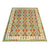 Hand Knotted Afghan Style Kilim 5' 2" x 6' 7" ft / 157 x 200 cm - No. Y39212