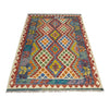 Handmade Afghan Vegetable Kilim 4' 1" x 6' 0" ft / 125 x 182 cm - No. Y39213