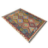 Handmade Afghan Vegetable Kilim 4' 1" x 6' 0" ft / 125 x 182 cm - No. Y39213