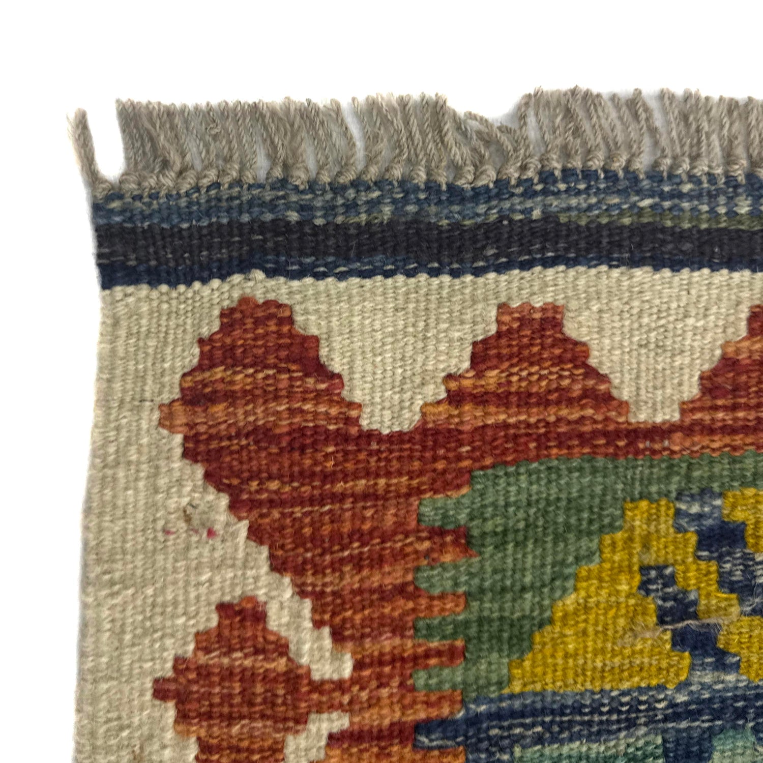 Handmade Afghan Vegetable Kilim 4' 1" x 6' 0" ft / 125 x 182 cm - No. Y39213