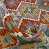 Hand Knotted Flatweave Kilim 4' 0" x 5' 11" ft / 123 x 180 cm - No. Y39215