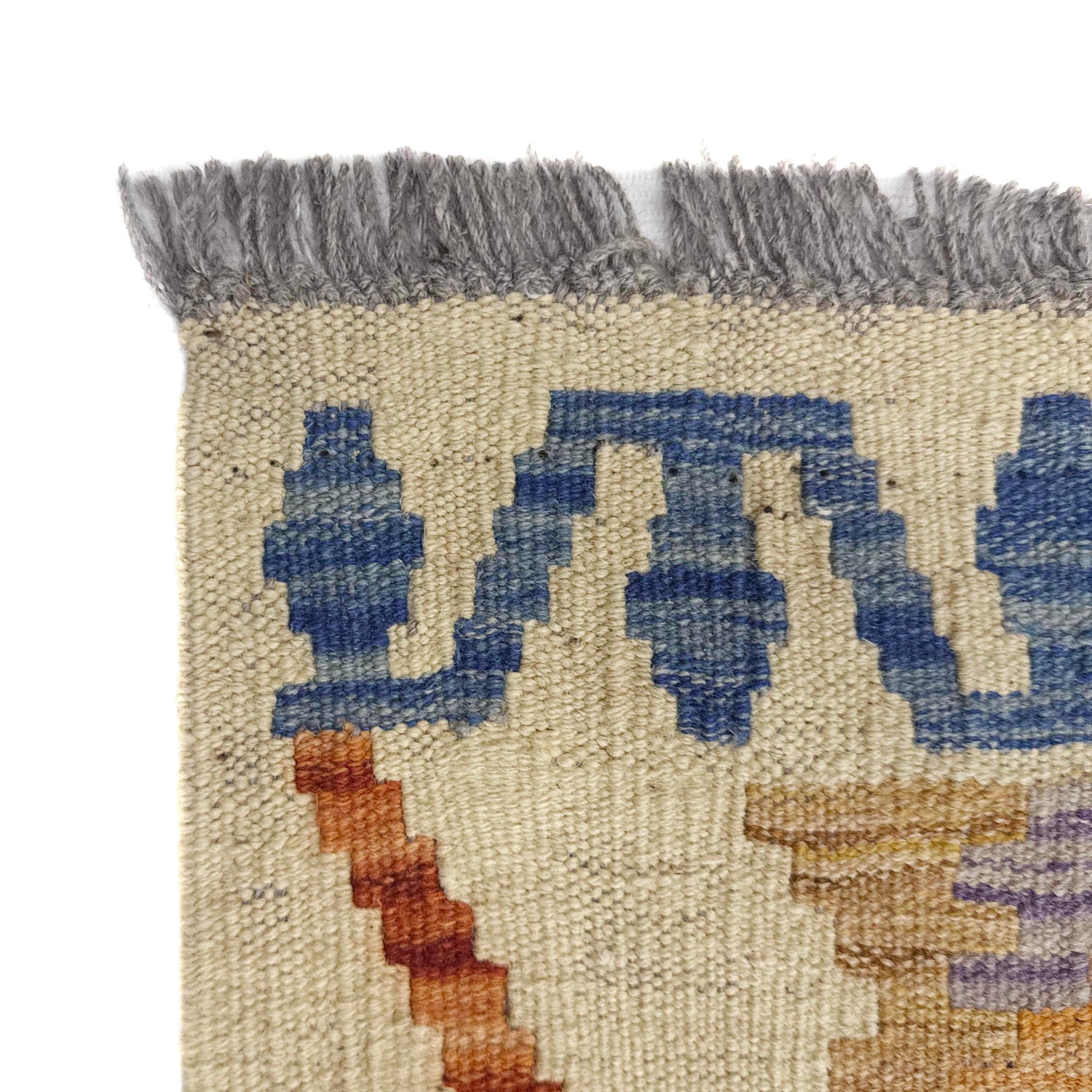 Handmade Vegetable Kilim 4' 0" x 6' 4" ft / 122 x 194 cm - No. Y39218