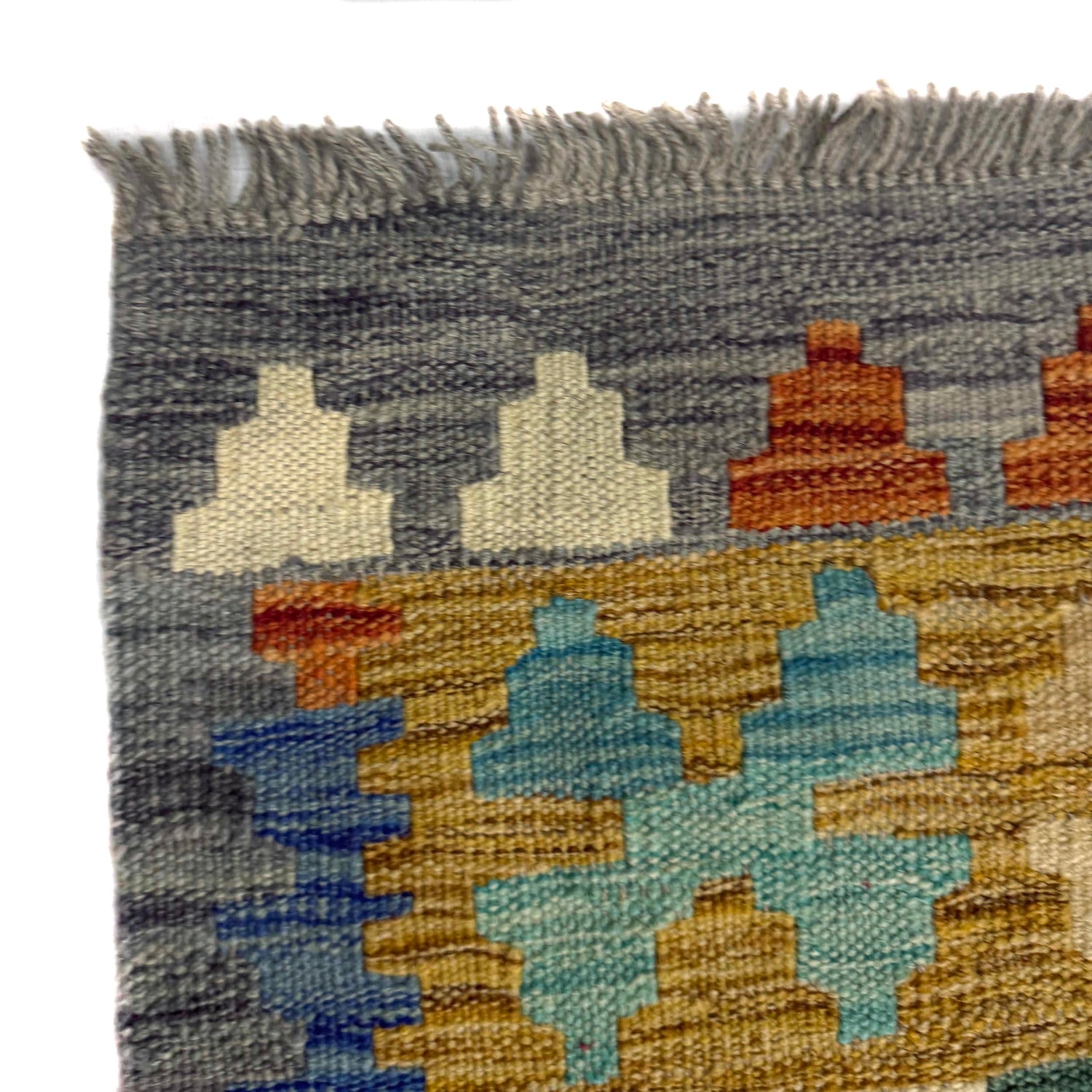 Handmade Vegetable Kilim 5' 8" x 8' 2" ft / 173 x 249 cm - No. Y39220