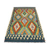 Handmade Afghan Vegetable Kilim 3' 3" x 5' 1" ft / 98 x 154 cm - No. Y39222