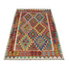 Hand Made Afghan Kilim 3' 5" x 4' 11" ft / 104 x 150 cm - No. Y39223