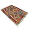Hand Made Afghan Kilim 3' 5" x 4' 11" ft / 104 x 150 cm - No. Y39223