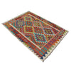 Hand Made Afghan Kilim 3' 5" x 4' 11" ft / 104 x 150 cm - No. Y39223
