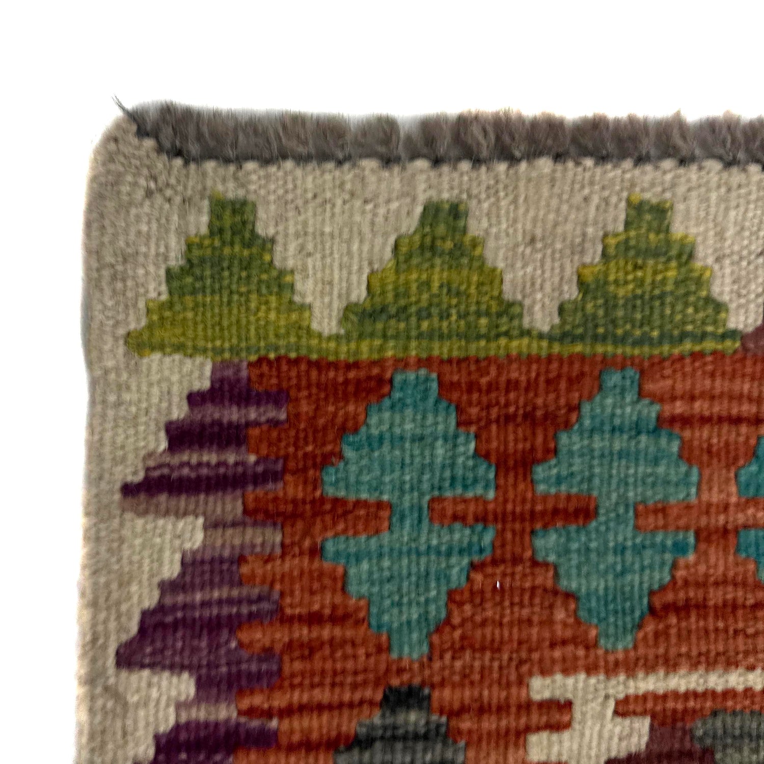 Hand Made Afghan Kilim 3' 5" x 4' 11" ft / 104 x 150 cm - No. Y39223