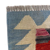 Multi Color ful Flat-Weave Wool Kilim 2' 10" x 3' 9" ft / 86 x 114 cm - No. Y39225