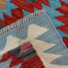 Multi Color ful Flat-Weave Wool Kilim 2' 10" x 3' 9" ft / 86 x 114 cm - No. Y39225