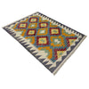 Handmade Vegetable Kilim 2' 10" x 4' 1" ft / 87 x 124 cm - No. Y39226