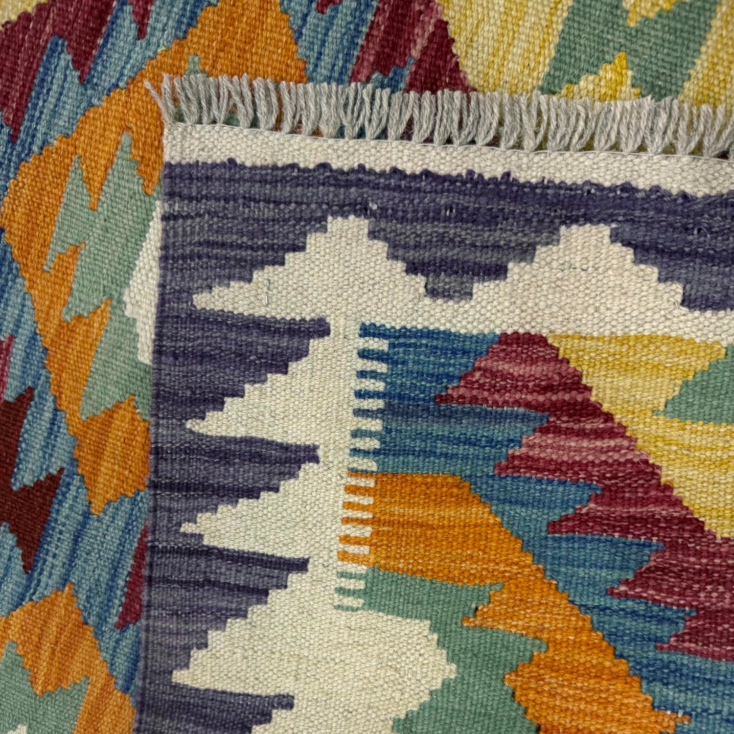 Handmade Vegetable Kilim 2' 10" x 4' 1" ft / 87 x 124 cm - No. Y39226