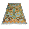 Handmade Vegetable Kelim 2' 8" x 4' 4" ft / 82 x 132 cm - No. Y39227