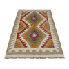 Hand Knotted Afghan Style Kilim 2' 9" x 4' 0" ft / 84 x 122 cm - No. Y39229