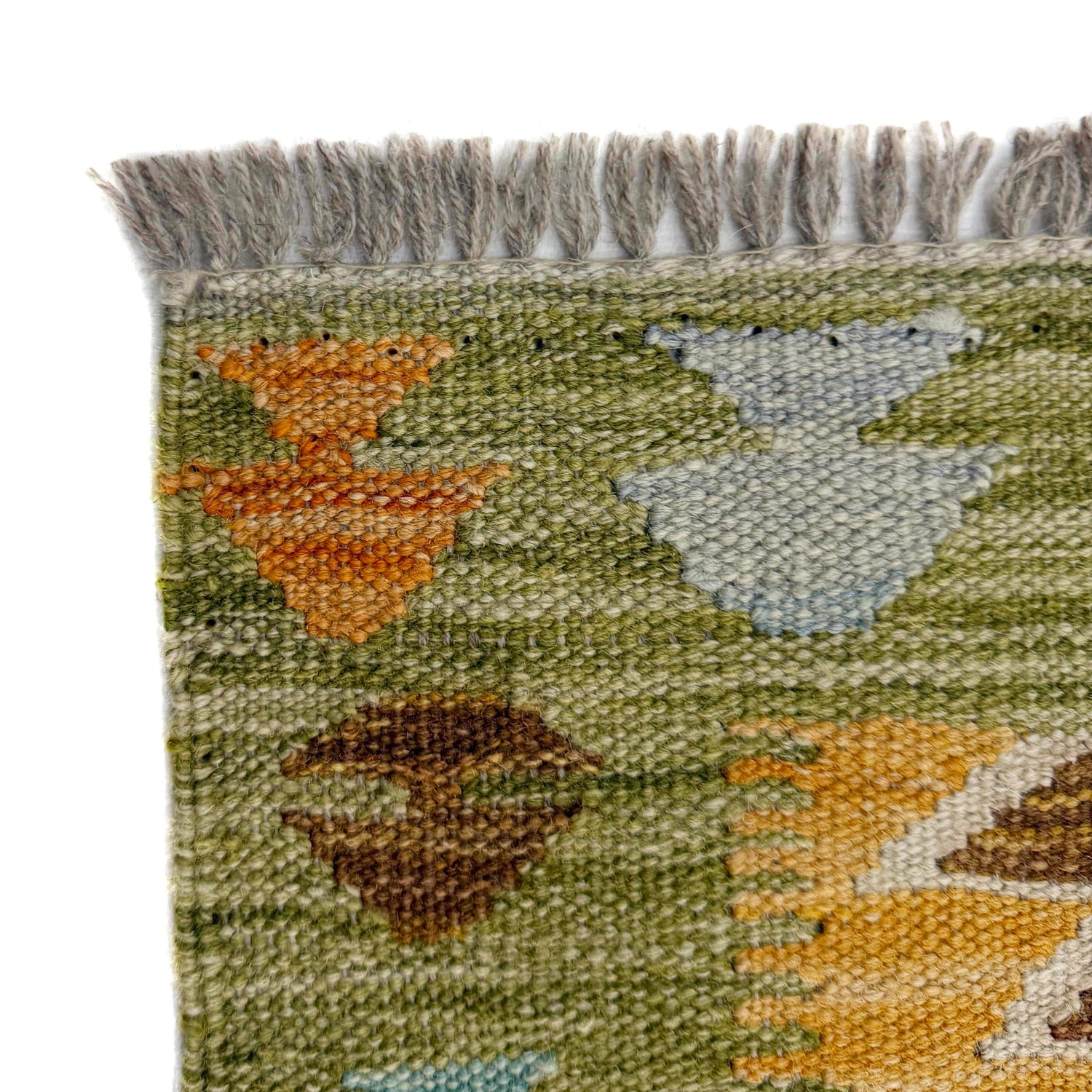 Hand Woven Wool Kelim 2' 8" x 4' 3" ft / 81 x 130 cm - No. Y39230