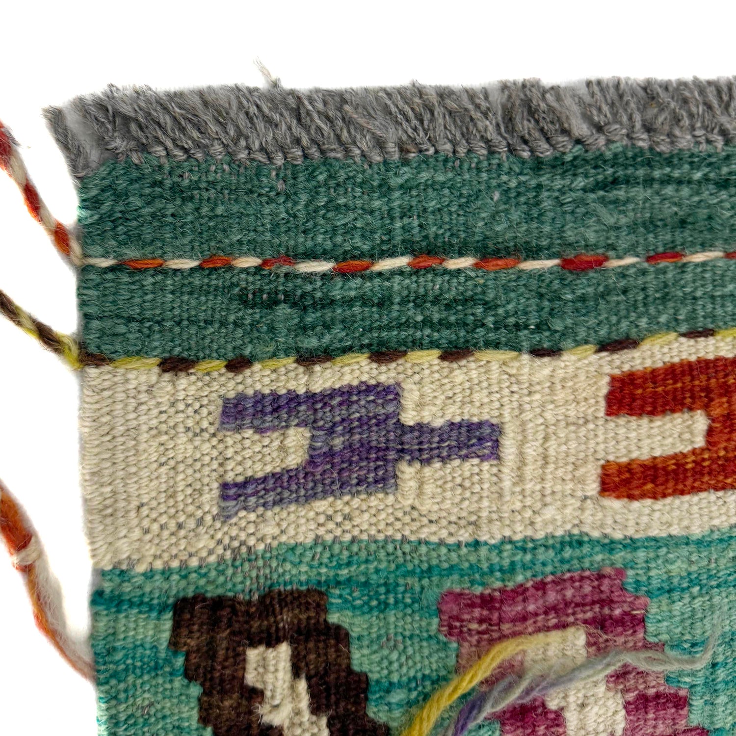 Handmade Turkish Design Wool Kilim 2' 7" x 4' 0" ft / 79 x 121 cm - No. Y39231