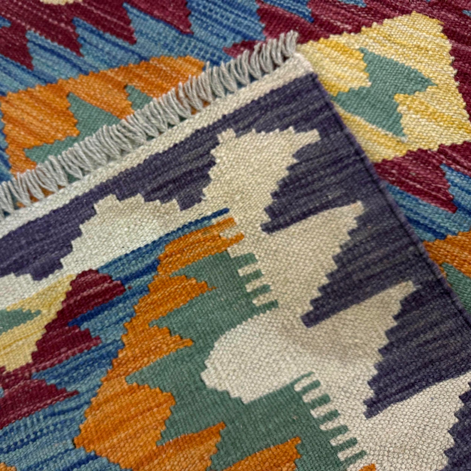 Small Size Chobi Kilim 2' 10" x 4' 2" ft / 87 x 127 cm - No. Y39232