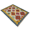 Hand Knotted Flatweave Kilim 2' 7" x 4' 2" ft / 80 x 126 cm - No. Y39233