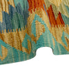 Multi Color ful Flat-Weave Wool Kilim 2' 7" x 4' 1" ft / 78 x 125 cm - No. Y39236