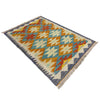 Handmade Vegetable Kelim 2' 8" x 4' 3" ft / 82 x 130 cm - No. Y39238