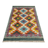 Hand Knotted Afghan Style Kilim 2' 8" x 4' 4" ft / 82 x 132 cm - No. Y39239