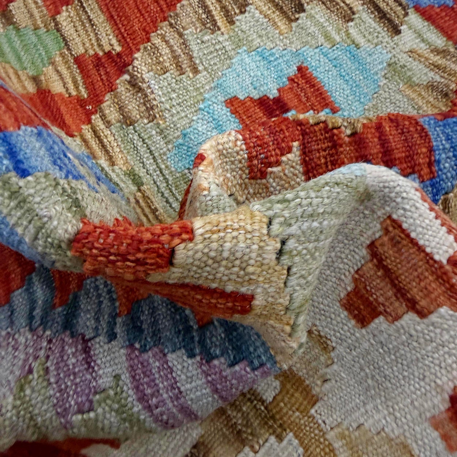 Medium Size Chobi Kilim 4' 11" x 6' 3" ft / 151 x 190 cm - No. Y39243
