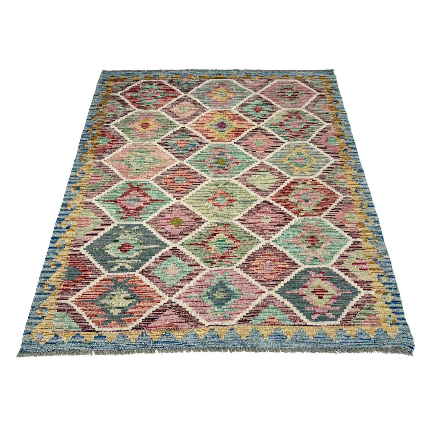 Medium Size Chobi Kilim 4' 11" x 6' 7" ft / 149 x 200 cm - No. Y39245