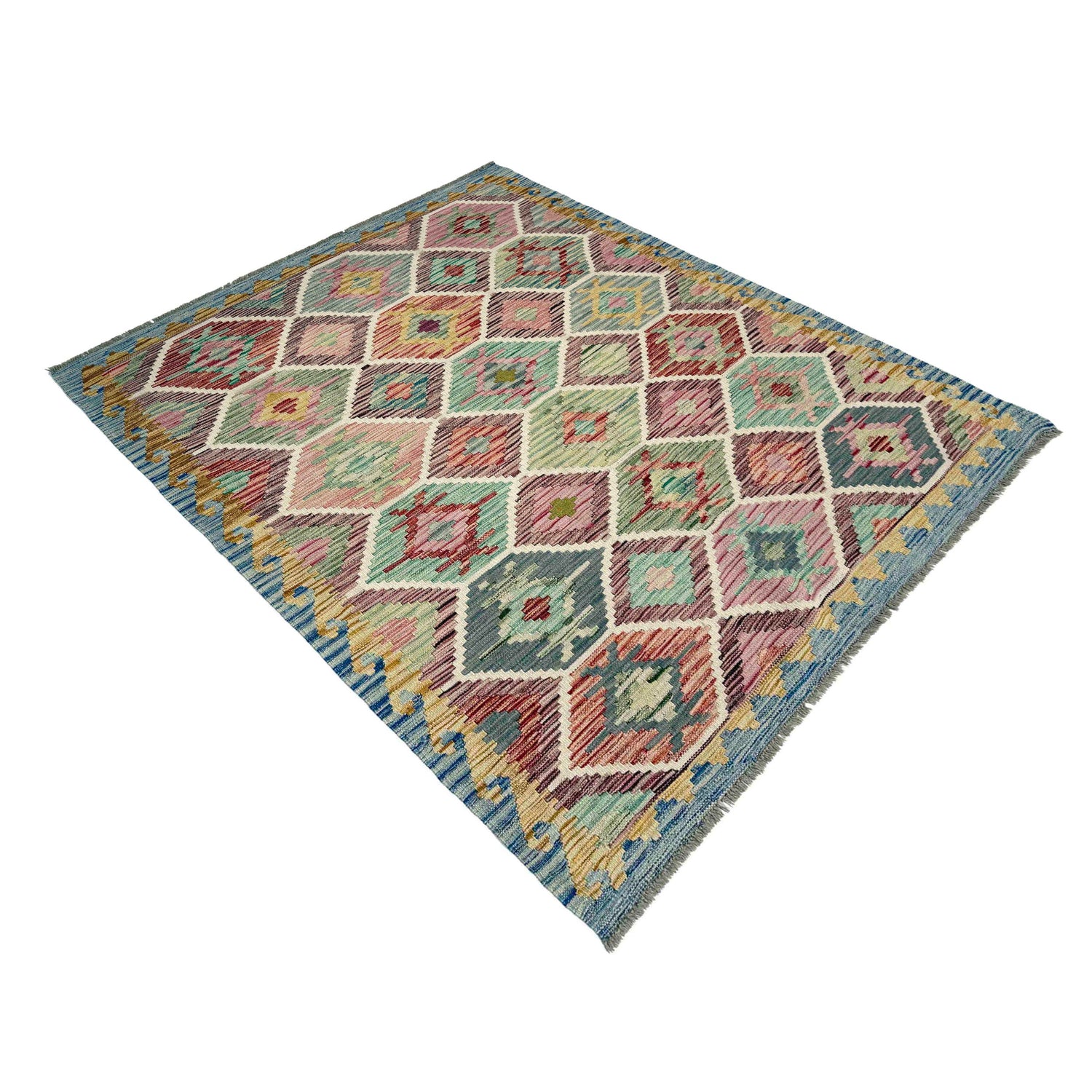 Medium Size Chobi Kilim 4' 11" x 6' 7" ft / 149 x 200 cm - No. Y39245