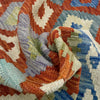Handmade Afghan Vegetable Kilim 4' 5" x 6' 5" ft / 135 x 196 cm - No. Y39246