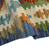 Multi Color ful Flat-Weave Wool Kilim 5' 1" x 6' 6" ft / 156 x 198 cm - No. Y39248