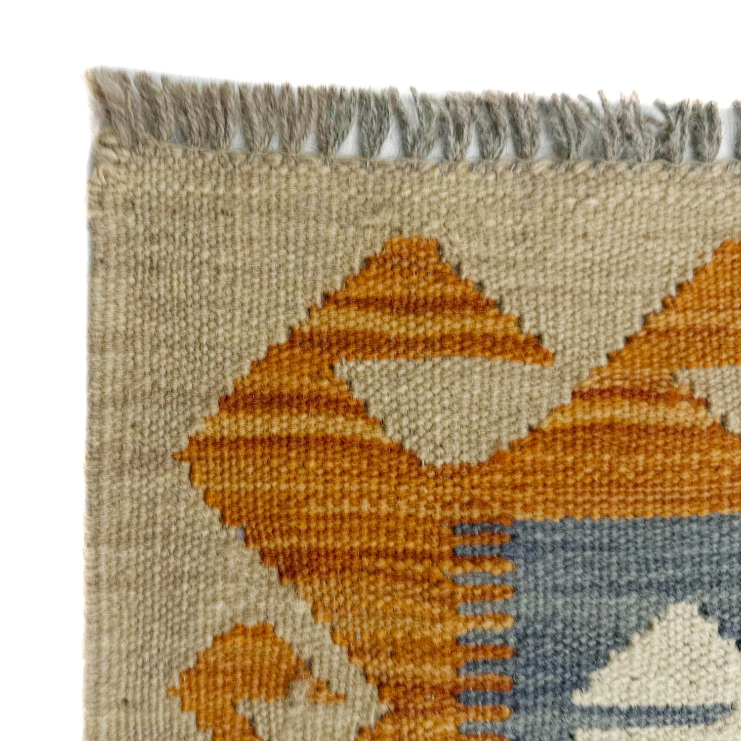 Handmade Vegetable Kilim 5' 0" x 6' 5" ft / 152 x 196 cm - No. Y39249