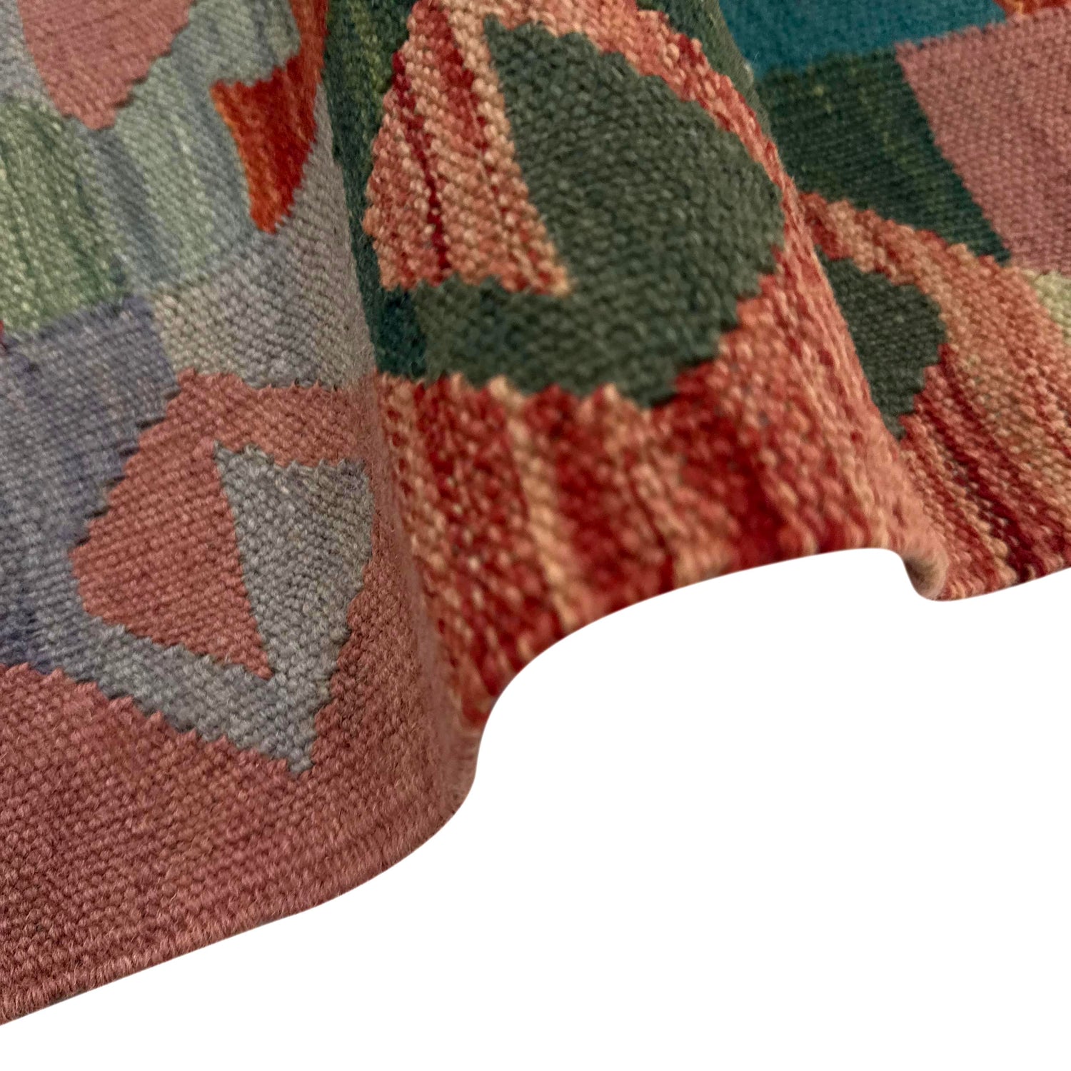 Handmade Vegetable Kelim 4' 11" x 6' 8" ft / 149 x 203 cm - No. Y39250