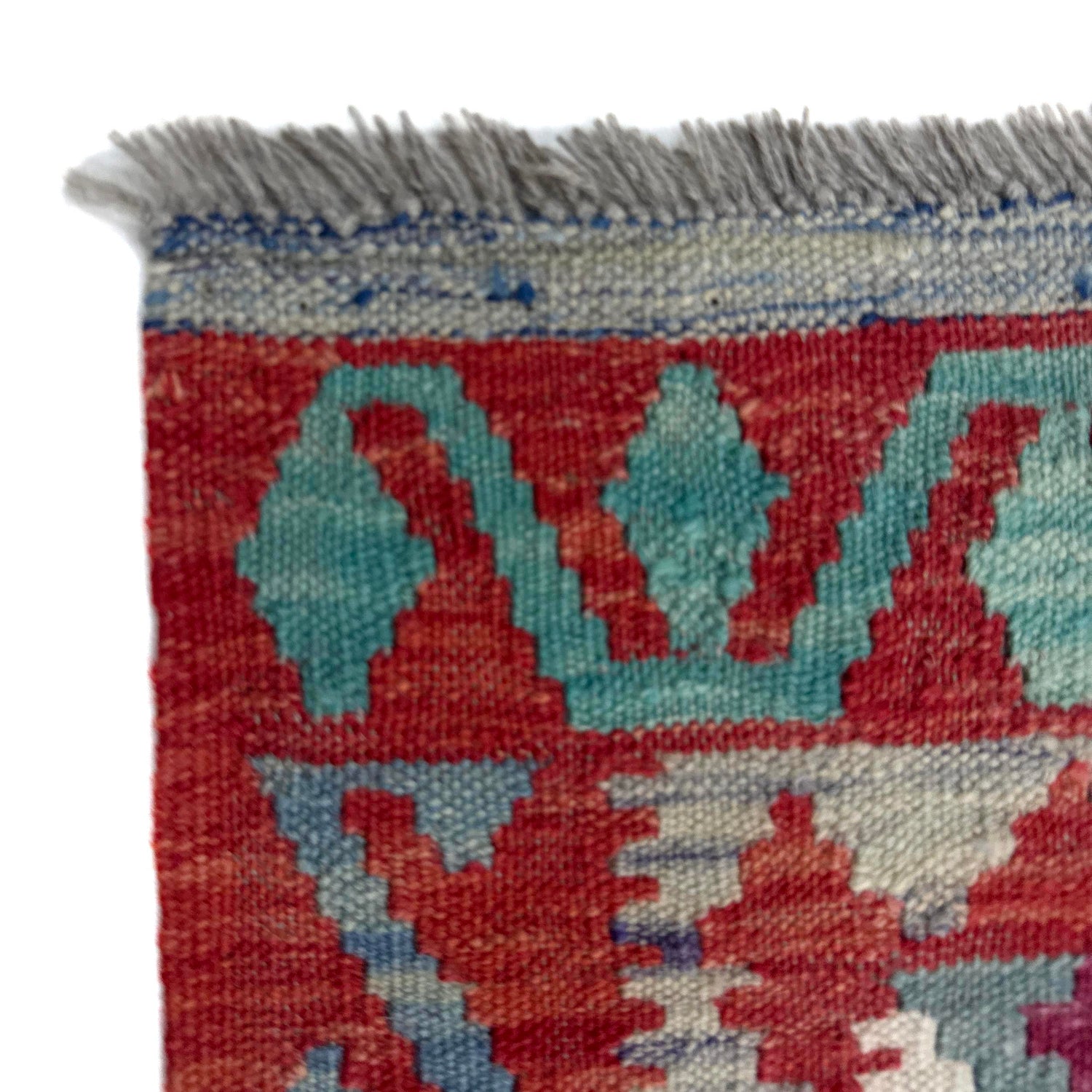 Hand Knotted Afghan Style Kilim 4' 11" x 6' 8" ft / 150 x 202 cm - No. Y39251