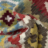 Hand Knotted Afghan Style Kilim 4' 11" x 6' 8" ft / 150 x 202 cm - No. Y39251