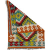Handmade Afghan Vegetable Kilim 2' 0" x 2' 10" ft / 62 x 86 cm - No. Y39252