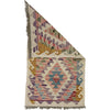 Hand Knotted Afghan Style Kilim 1' 10" x 3' 5" ft / 55 x 104 cm - No. Y39268