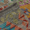 Multi Color ful Flat-Weave Wool Kilim Runner 2' 11" x 9' 11" ft / 90 x 303 cm - No. Y39282