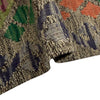 Multi Color ful Flat-Weave Wool Kilim Runner 2' 11" x 9' 11" ft / 90 x 303 cm - No. Y39282