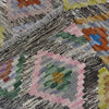 Hand Woven Wool Kelim 2' 1" x 5' 10" ft / 64 x 179 cm - No. Y39284